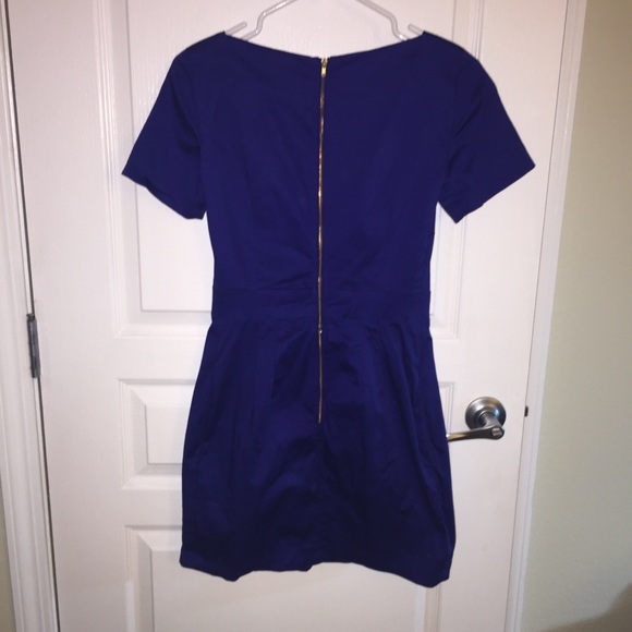 FRENCH CONNECTION monarch blue RICHIE dress 2 - Picture 5 of 8